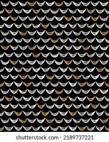 Scandinavian style geometric seamless pattern