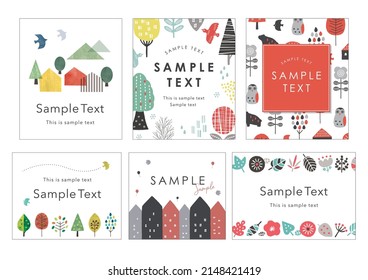 Scandinavian Christmas Trees Seamless Pattern File Design. Boho Christmas,  Neutral, Sage, Nordic. Clipart for Personal and Commercial Use.