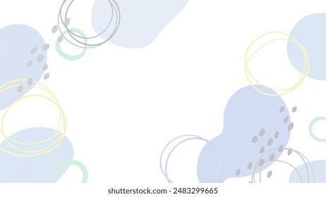 Skandinavischer Stil Muster Hintergrund Illustration_16:9