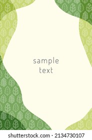 Scandinavian style pattern frame material