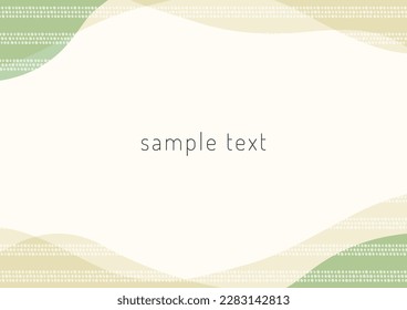 Scandinavian style pattern frame material