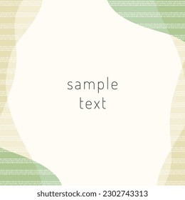 Scandinavian style pattern frame material