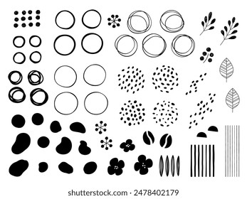 Scandinavian style pattern parts material set