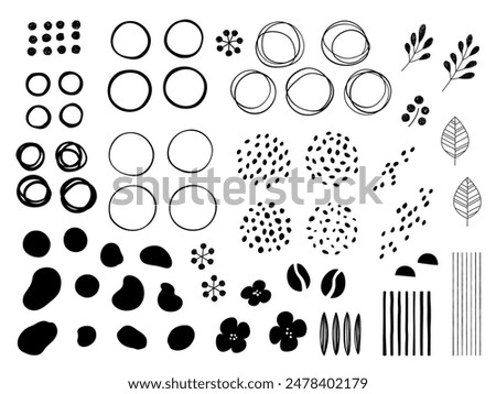 Scandinavian style pattern parts material set