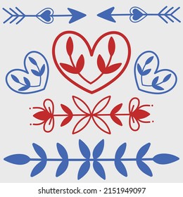 Scandinavian style postcard. Handmade postcard in Scandinavian style.