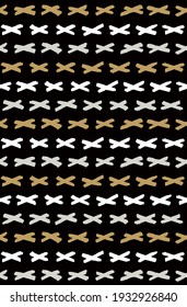 Scandinavian style seamless  abstract pattern