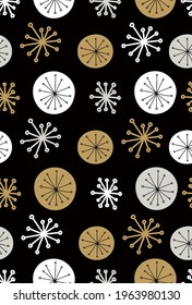 Estilo escandinavo patrón abstracto sin fisuras