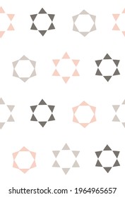 Scandinavian style seamless abstract pattern