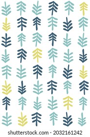 Scandinavian style seamless abstract pattern