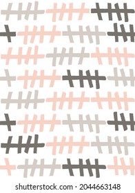 Scandinavian style seamless abstract pattern