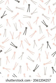 Scandinavian style seamless abstract pattern