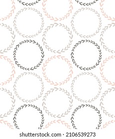 Scandinavian style seamless abstract pattern
