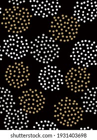 Scandinavian style seamless  dot pattern