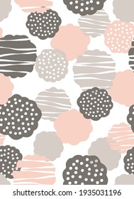 Scandinavian style seamless 
dot pattern