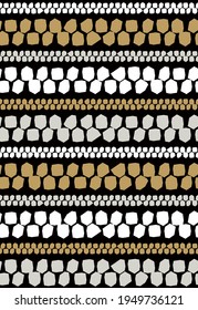 Scandinavian style seamless geometric pattern