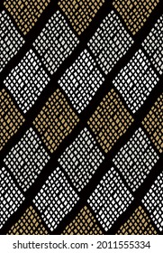 Scandinavian style seamless geometric pattern