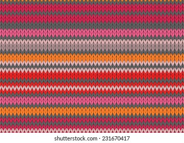scandinavian style seamless knitted pattern