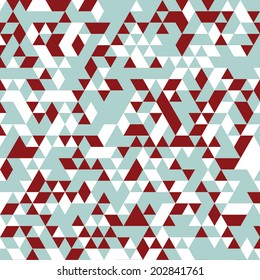 Scandinavian style seamless triangular pattern vector