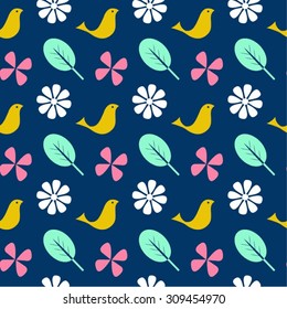 Scandinavian Vintage Textile Pattern