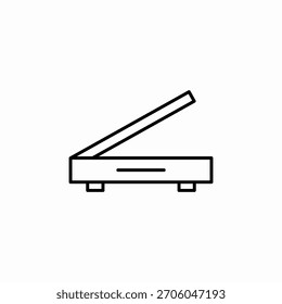 scanner device icon sign vector
