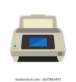 Scanner flat vector design isolated on a white background