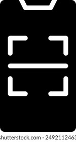 Scannersymbol-Illustration Vektorgrafik