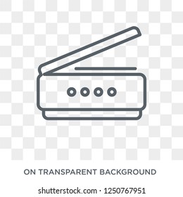 Scanner icon. Scanner design concept from Electronic devices collection. Simple element vector illustration on transparent background.