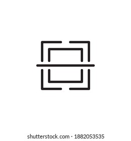 Scanner icon. E-commerce theme icon design. outline style icon. Vector
