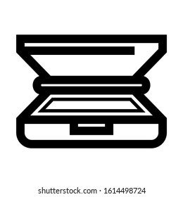 scanner icon isolated sign symbol vector illustration - high quality black style vector icons
