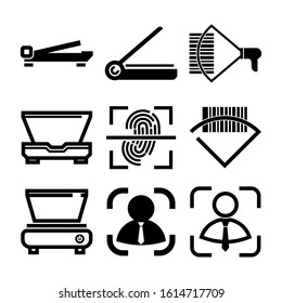 scanner icon isolated sign symbol vector illustration - Collection of high quality black style vector icons
