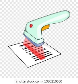 Scanner icon. Isometric illustration of scanner vector icon for web