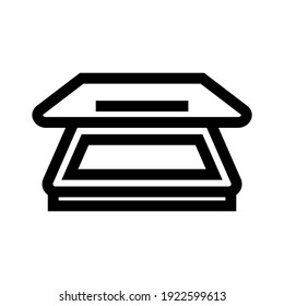 scanner icon or logo isolated sign symbol vector illustration - high quality black style vector icons
