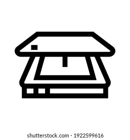 scanner icon or logo isolated sign symbol vector illustration - high quality black style vector icons
