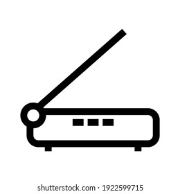 scanner icon or logo isolated sign symbol vector illustration - high quality black style vector icons
