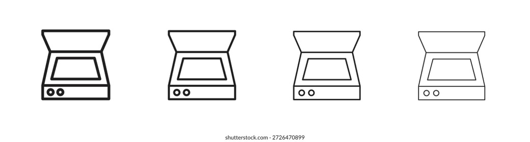 Scanner icon outline trend modern simple versions