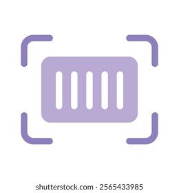 A scanner icon reading a barcode, symbolizing retail or inventory tracking