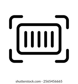 A scanner icon reading a barcode, symbolizing retail or inventory tracking