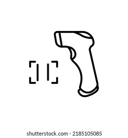 Scanner icon. Icon related to electronic, technology. line icon style. Simple design editable