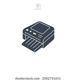 Scanner icon symbol vector illustration isolated on white background