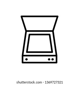 Scanner icon vector