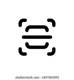 scanner icon vector for any purposes