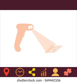Scanner  icon. Vector design. 