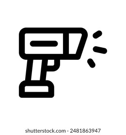 scanner icon. vector glyph icon for your website, mobile, presentation, and logo design.