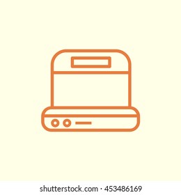 scanner line icon