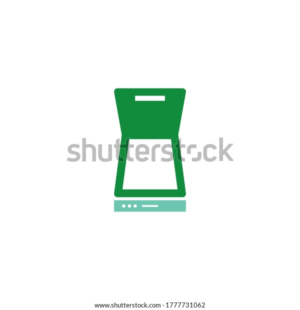 Scanner Vector Icon Logo Design Stock Vector (Royalty Free) 1777731062 ...