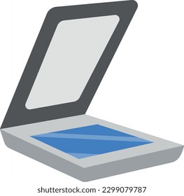 scanner Vector illustration on a transparent background. Premium quality symbols. Flat icons for concept and graphic design.