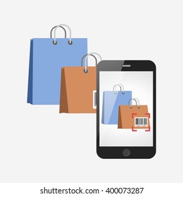 Scanning barcode on bags