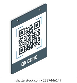 Scanning qr code. Download page of the mobile app. Web banner. Concept web design, website page development. Qr code verification landing page. QR code 3d icon. Qrcode for scan. qr Security. 2131
