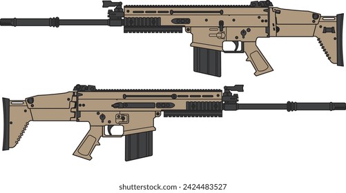 Scar H Long Barrel - illustrator