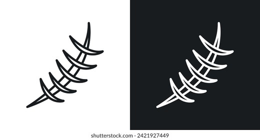 Scar Icon Designed in a Line Style on White Background.